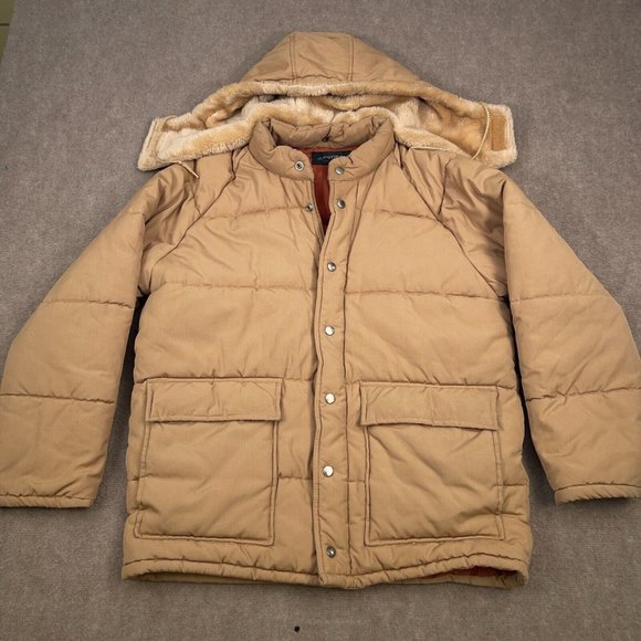 jcpenney Jackets & Coats Vintage Jcpenney Tan Insulated Puffer Coat
